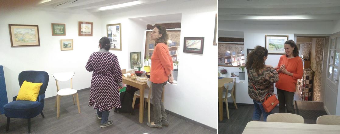 photo de l'expo lors du vernissage