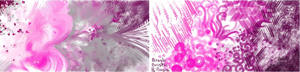 image abstraite en rose et violet